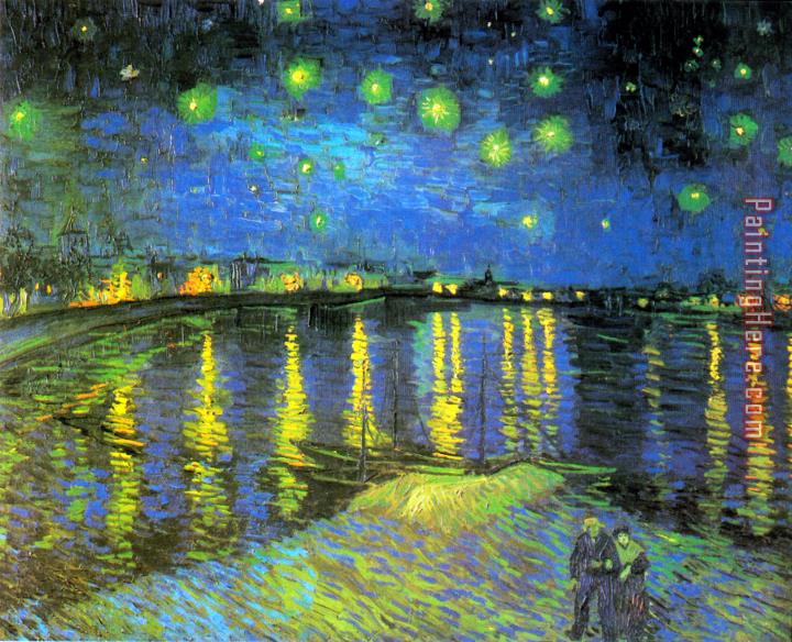 Vincent Van Gogh Starry Night Over The Rhone Ii Painting Anysize 50 Off